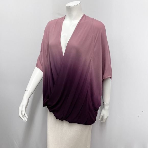 Young Fabulous & Broke Top NWT‎ $185.00 Pink Mauve Burgundy Ombre Size Large L - Picture 4 of 7